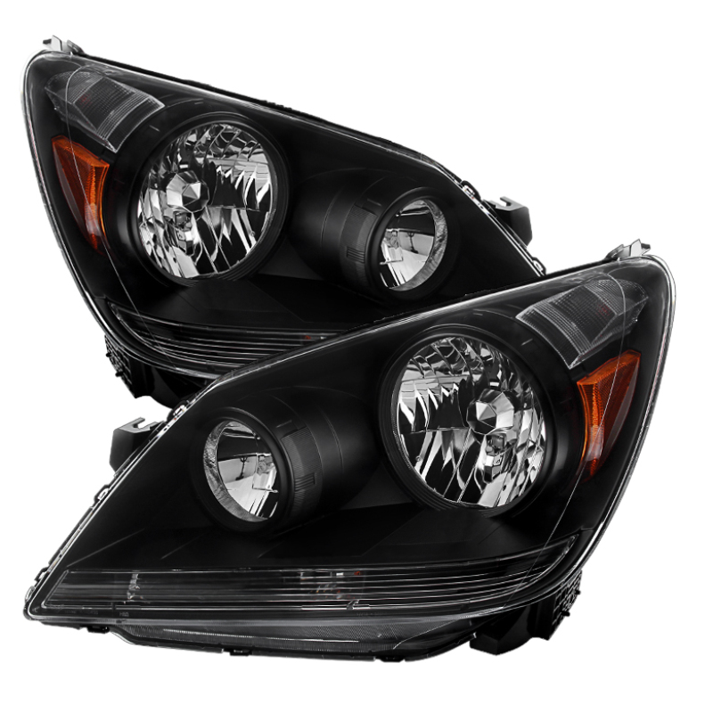 Honda Odyssey Headlights - Front - SPYDER - xTune Crystal - Black - `05-`07 Honda Odyssey Headlights - Front - SPYDER - xTune Crystal - Black - `05-`07