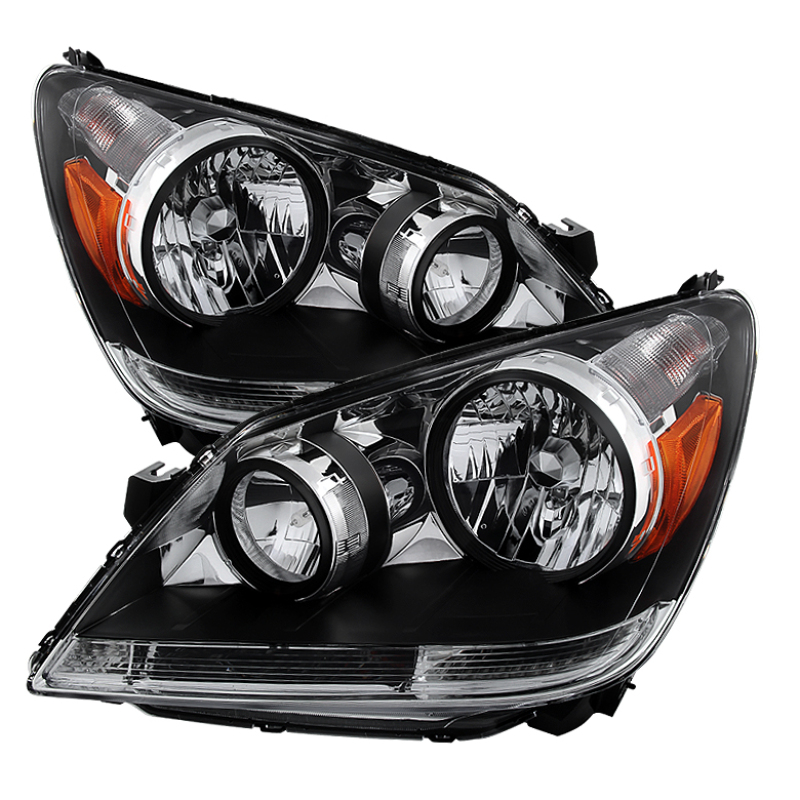 Honda Odyssey Headlights - Front - SPYDER - xTune Crystal - Chrome - `05-`07 Honda Odyssey Headlights - Front - SPYDER - xTune Crystal - Chrome - `05-`07