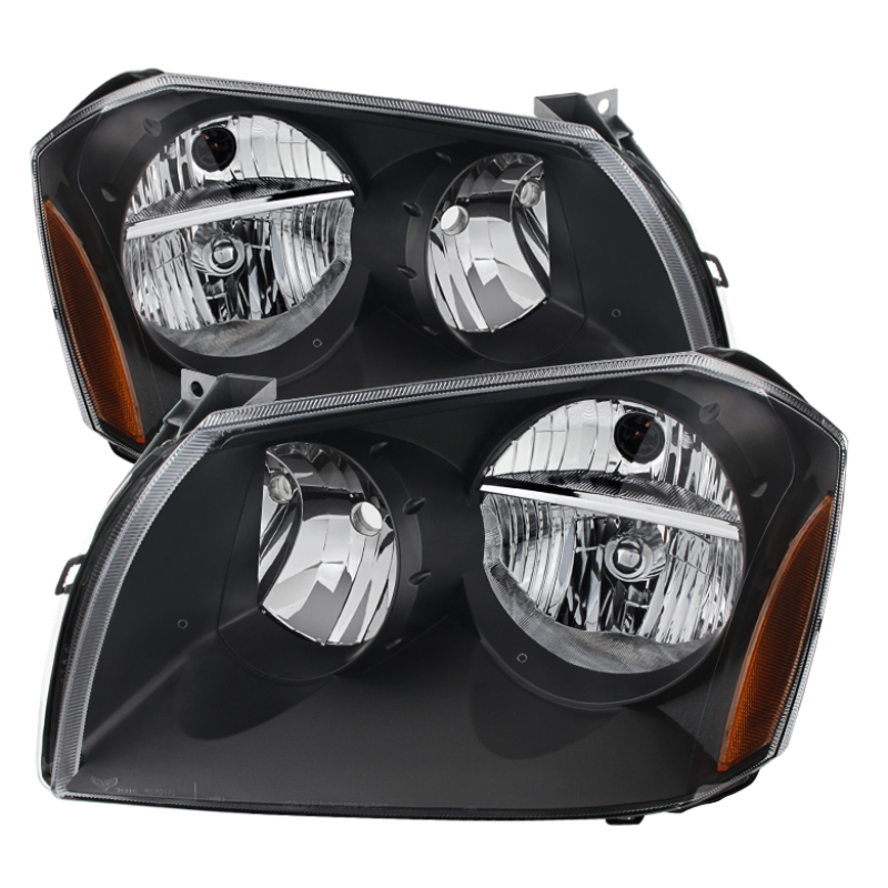 Dodge Magnum Headlights - Front - SPYDER - xTune Crystal - Black - `05-`07 Dodge Magnum Headlights - Front - SPYDER - xTune Crystal - Black - `05-`07