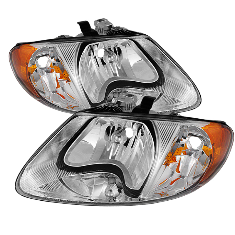 Chrysler Grand Voyager Headlights - Front - SPYDER - xTune Crystal - Chrome - `01-`03 Chrysler Grand Voyager Headlights - Front - SPYDER - xTune Crystal - Chrome - `01-`03