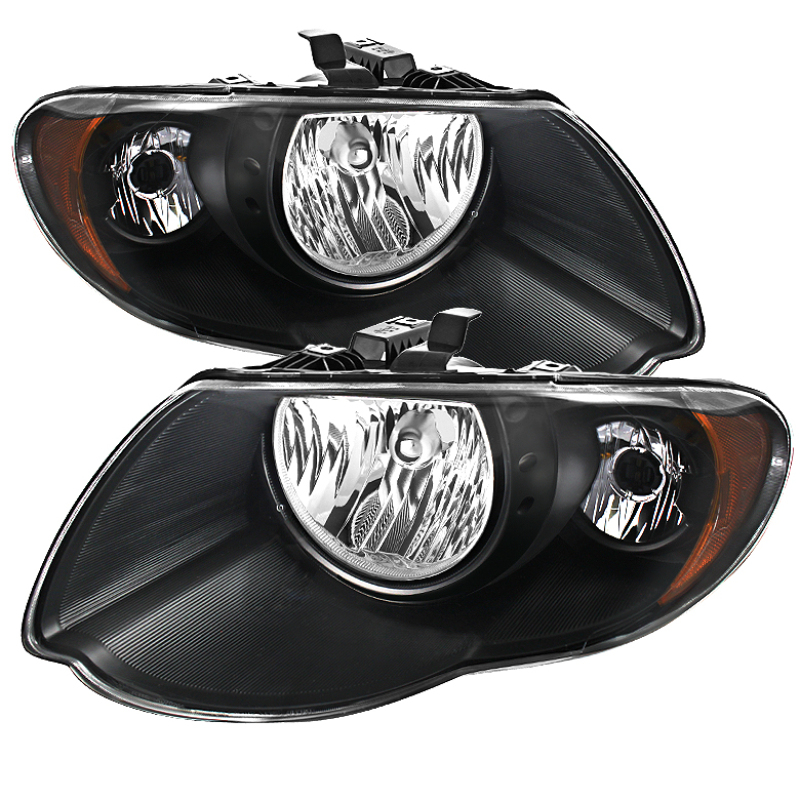 Chrysler Town & Country Headlights - Front - SPYDER - xTune Crystal - Black - `05-`07 Chrysler Town & Country Headlights - Front - SPYDER - xTune Crystal - Black - `05-`07