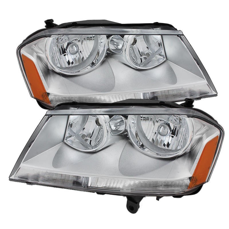 Dodge Avenger Headlights - Front - SPYDER - xTune Crystal - Chrome - `08-`14 Dodge Avenger Headlights - Front - SPYDER - xTune Crystal - Chrome - `08-`14