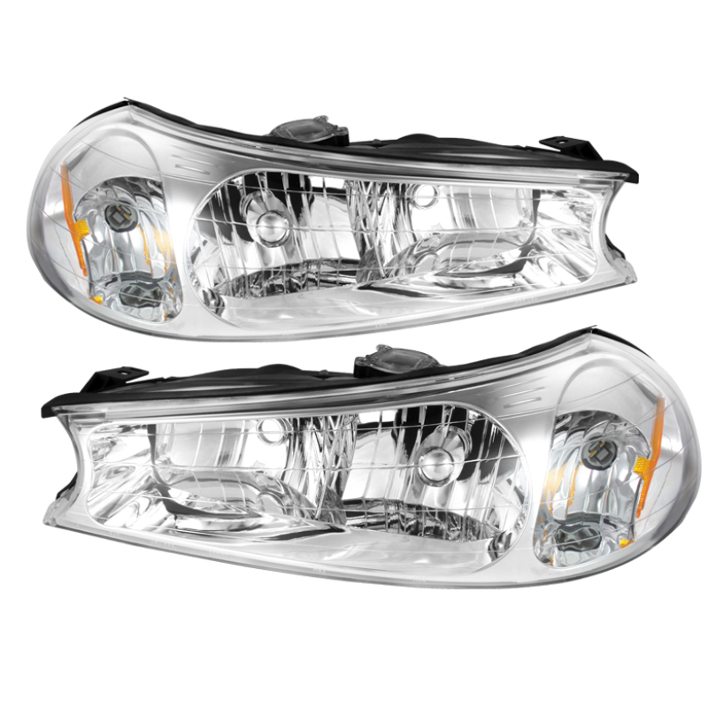 Ford Contour Headlights - Front - SPYDER - xTune Crystal - Chrome - `98-`00 Ford Contour Headlights - Front - SPYDER - xTune Crystal - Chrome - `98-`00