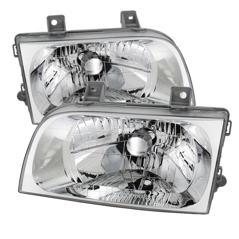 Kia Sportage Headlights - Front - SPYDER - xTune Crystal - Chrome - `98-`02 Kia Sportage Headlights - Front - SPYDER - xTune Crystal - Chrome - `98-`02