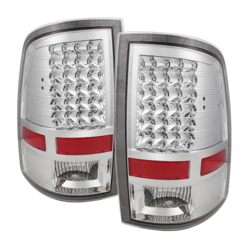 Dodge Ram 1500 Tail Lights - Rear - SPYDER - xTune LED (Incandescent Model Only) - Chrome - `09-`10 Dodge Ram 1500 Tail Lights - Rear - SPYDER - xTune LED (Incandescent Model Only) - Chrome - `09-`10
