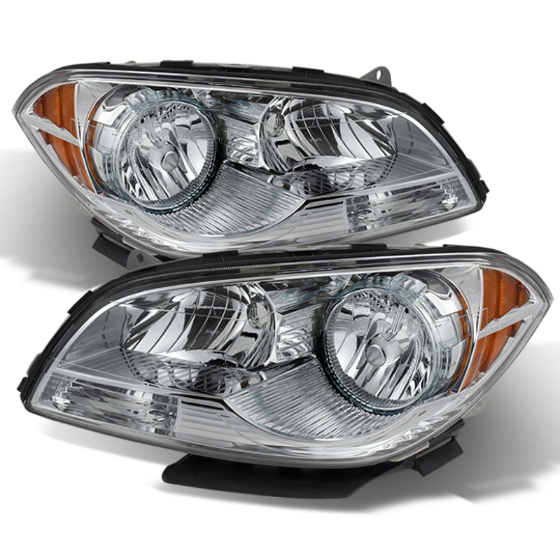 Chevrolet Malibu Headlights - Front - SPYDER - xTune Crystal - Chrome - `08-`12 Chevrolet Malibu Headlights - Front - SPYDER - xTune Crystal - Chrome - `08-`12
