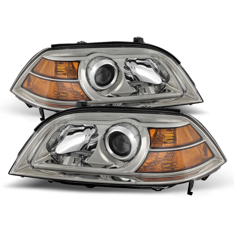 Acura MDX Headlights - Front - SPYDER - xTune Crystal - Chrome - `04-`06