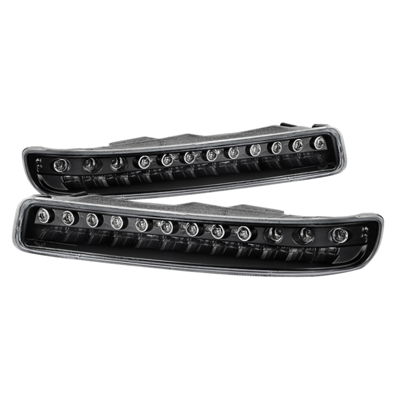 GMC Sierra Bumper Lights - Front - SPYDER - xTune Full LED - Black - `99-`06 GMC Sierra Bumper Lights - Front - SPYDER - xTune Full LED - Black - `99-`06