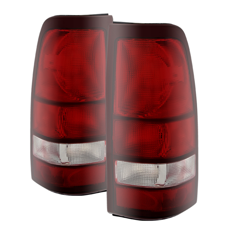 GMC Sierra Tail Lights - Rear - SPYDER - xTune OE Style - Red Smoke - `99-`06 GMC Sierra Tail Lights - Rear - SPYDER - xTune OE Style - Red Smoke - `99-`06