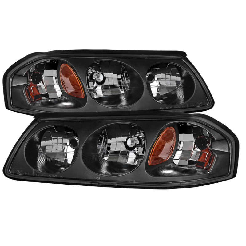 Chevrolet Impala Headlights - Front - SPYDER - xTune OEM - Black - `00-`04