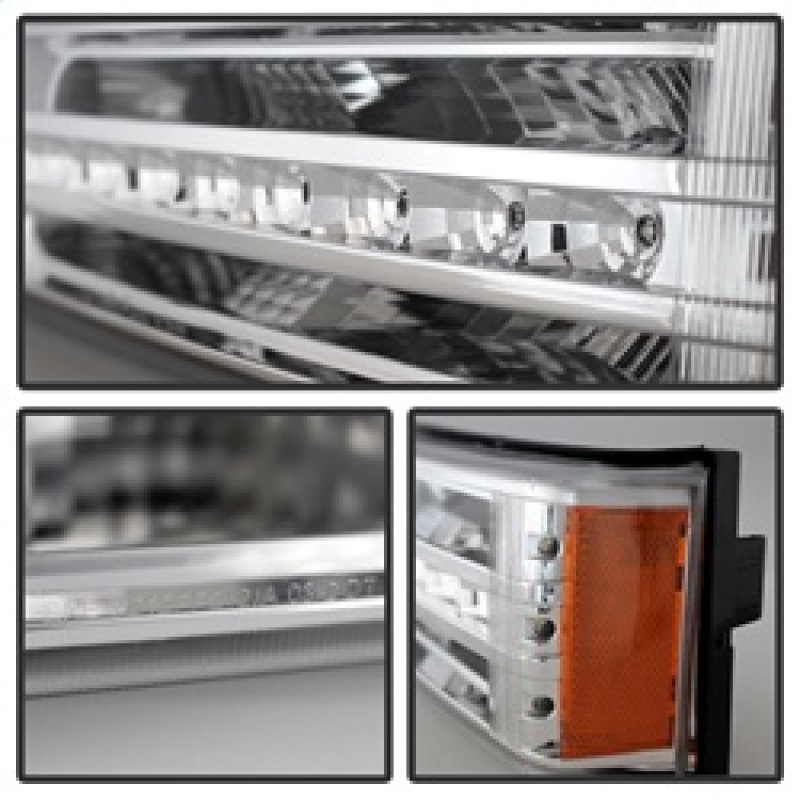 Chevrolet Silverado Bumper Lights - SPYDER - xTune LED - Chrome - `03-`06