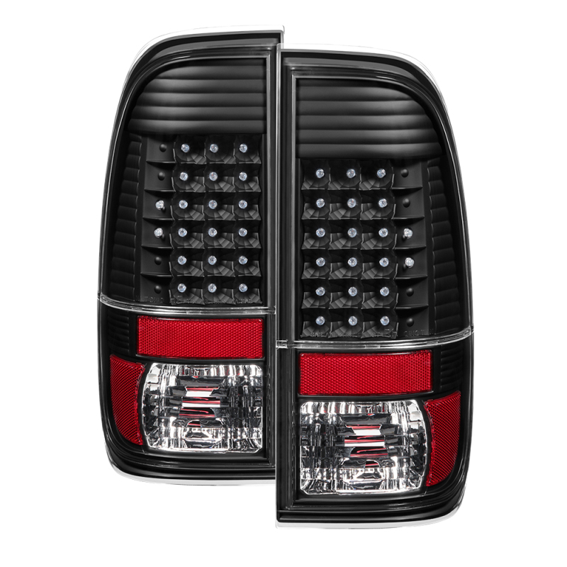 Ford F-350 Tail Lights - Rear - SPYDER - xTune LED - Black - `99-`07 Ford F-350 Tail Lights - Rear - SPYDER - xTune LED - Black - `99-`07
