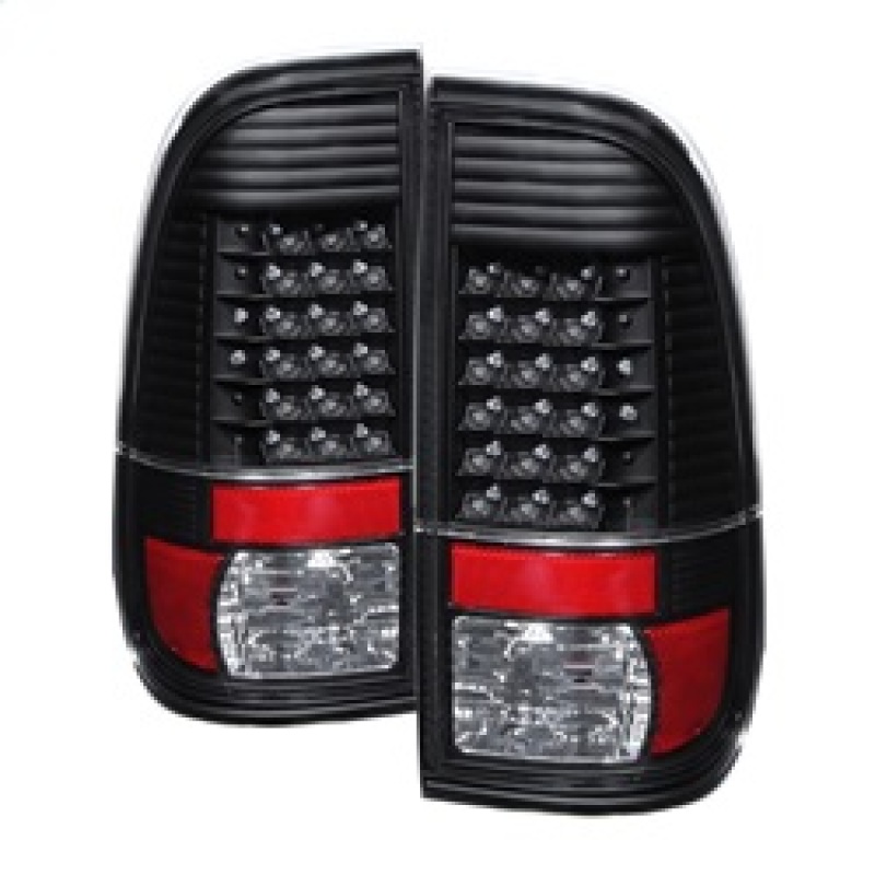 Ford F-350 Super Duty Tail Lights - Rear - SPYDER - xTune LED - Black - `08-`15