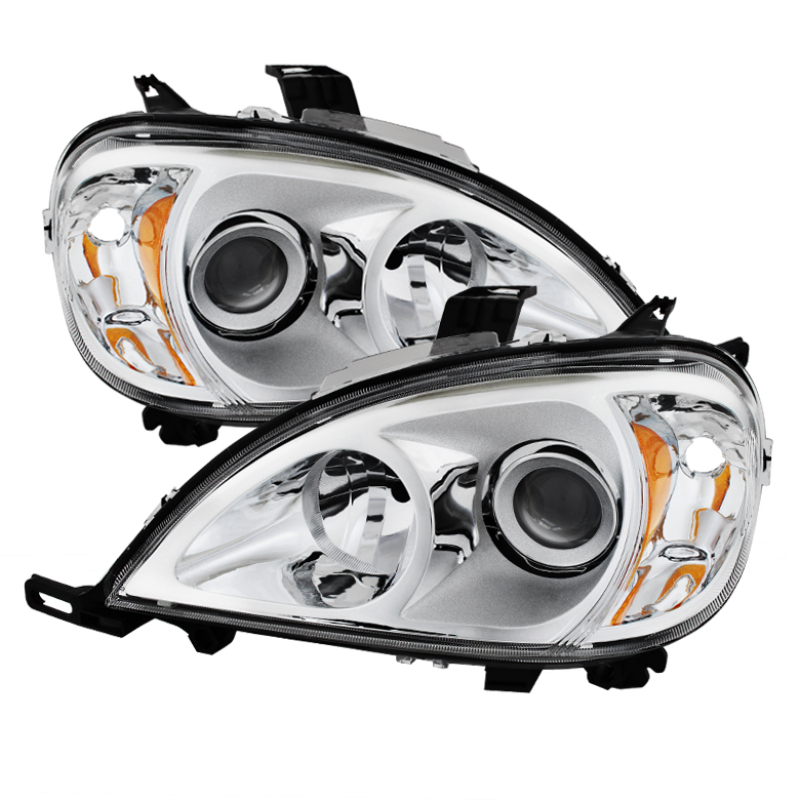 Mercedes-Benz M-Class Headlights - SPYDER - xTune Projector - Chrome - `98-`01 Mercedes-Benz M-Class Headlights - SPYDER - xTune Projector - Chrome - `98-`01