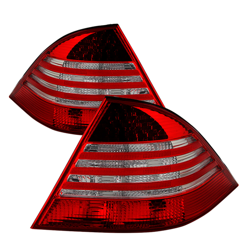Mercedes-Benz S-Class Tail Lights - Rear - SPYDER - xTune LED - Red/Clear - `00-`05 Mercedes-Benz S-Class Tail Lights - Rear - SPYDER - xTune LED - Red/Clear - `00-`05