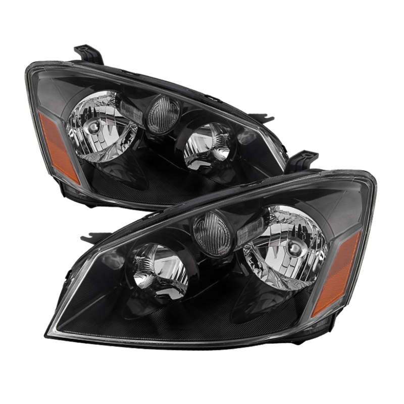 Nissan Altima Headlights - Front - SPYDER - xTune OEM Style (Halogen) - Black - `05-`06 Nissan Altima Headlights - Front - SPYDER - xTune OEM Style (Halogen) - Black - `05-`06