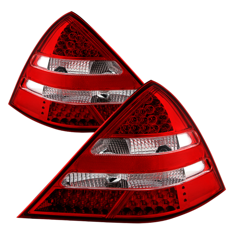 Mercedes-Benz SLK-Class Tail Lights - Rear - SPYDER - xTune LED (R171 AMG Look) - Red/Clear - `98-`04 Mercedes-Benz SLK-Class Tail Lights - Rear - SPYDER - xTune LED (R171 AMG Look) - Red/Clear - `98-`04