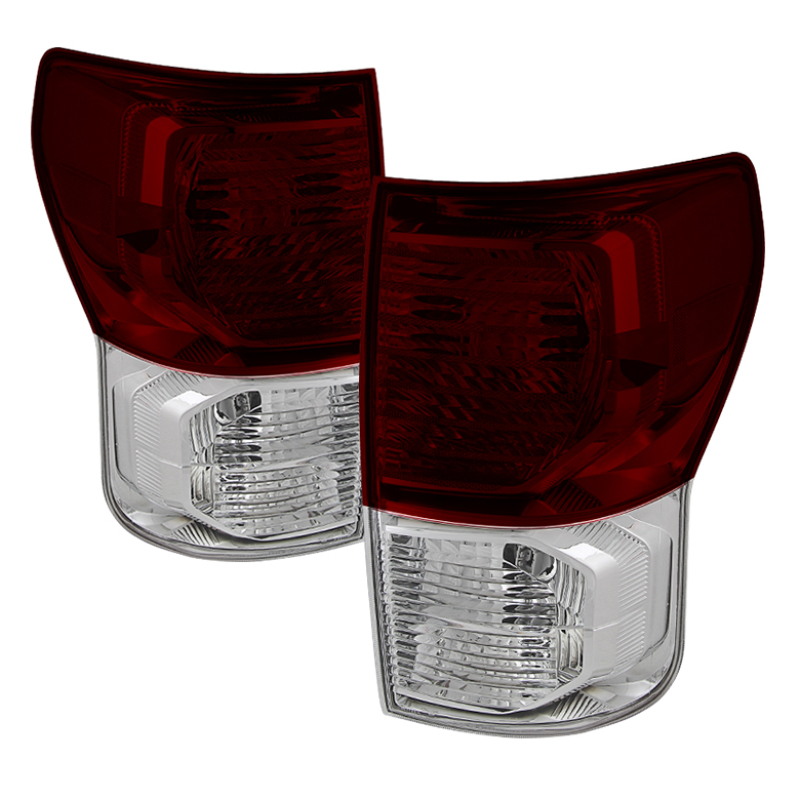 Toyota Tundra Tail Lights - Rear - SPYDER - xTune OEM Style - Red Smoked - `07-`13