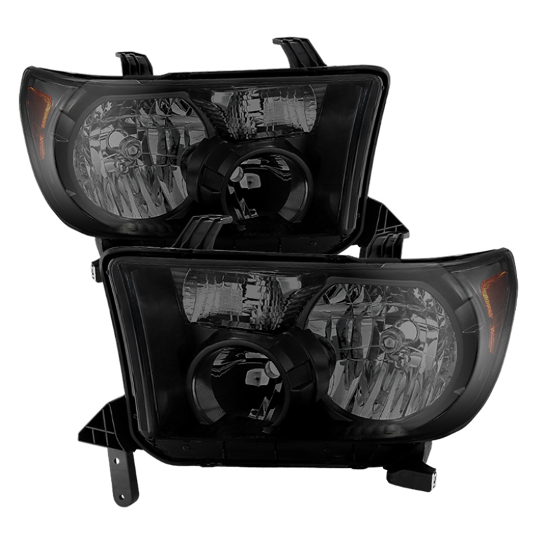 Toyota Tundra Headlights - Front - SPYDER - xTune - Black Smoked - `07-`13