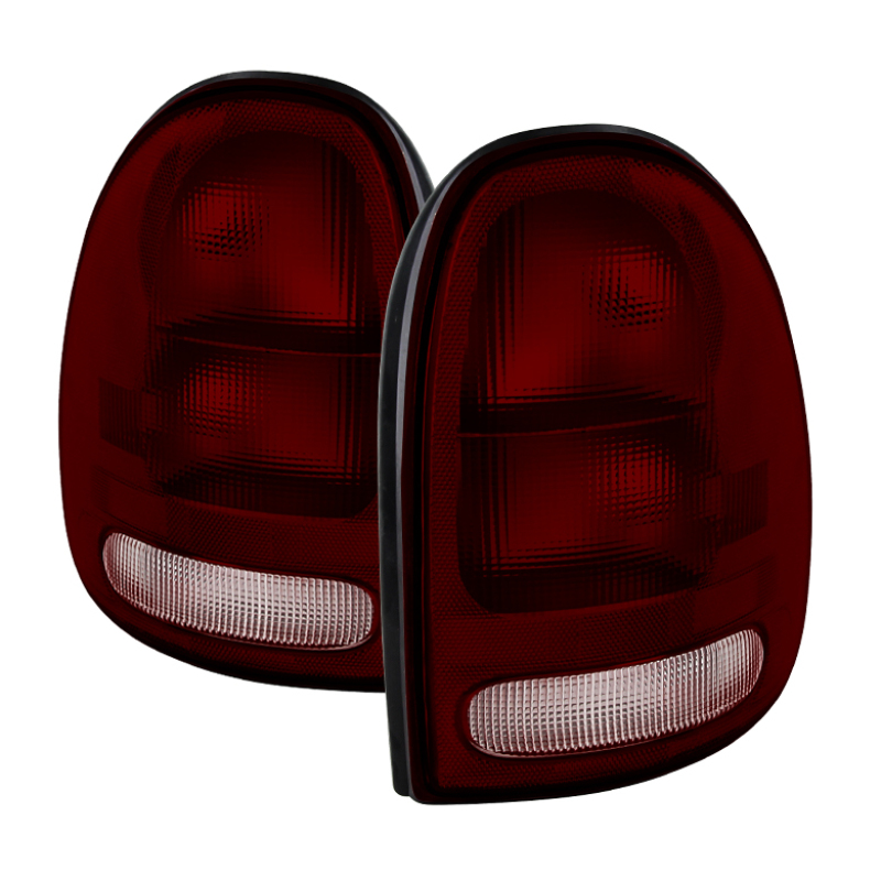 Plymouth Grand Voyager Tail Lights - Rear - SPYDER - xTune OEM Style - Dark Red - `96-`00 Plymouth Grand Voyager Tail Lights - Rear - SPYDER - xTune OEM Style - Dark Red - `96-`00