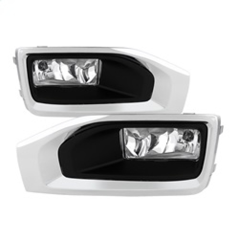 GMC Yukon XL Fog Lights - SPYDER - OEM Fog Lights W/Cover and Switch - Clear - `15-`17