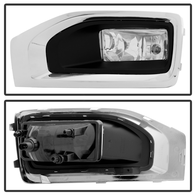 GMC Yukon XL Fog Lights - SPYDER - OEM Fog Lights W/Cover and Switch - Clear - `15-`17