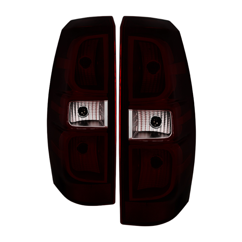 Chevrolet Avalanche Tail Lights - Rear - SPYDER - xTune OE Style LED - Red Smoked - `07-`13