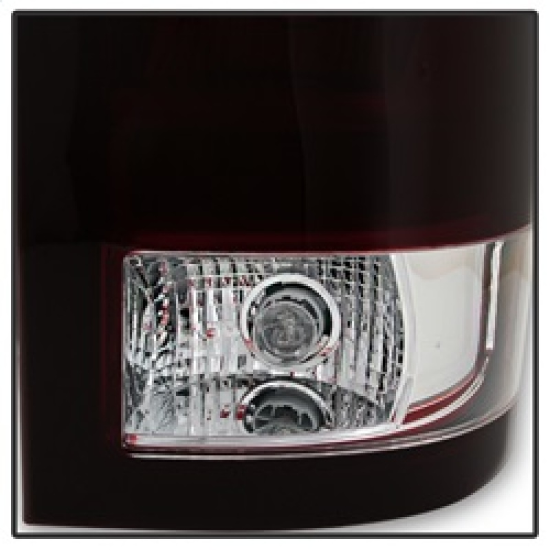 GMC Sierra Tail Lights - Rear - SPYDER - xTune OEM Style - Red Smoked - `07-`13