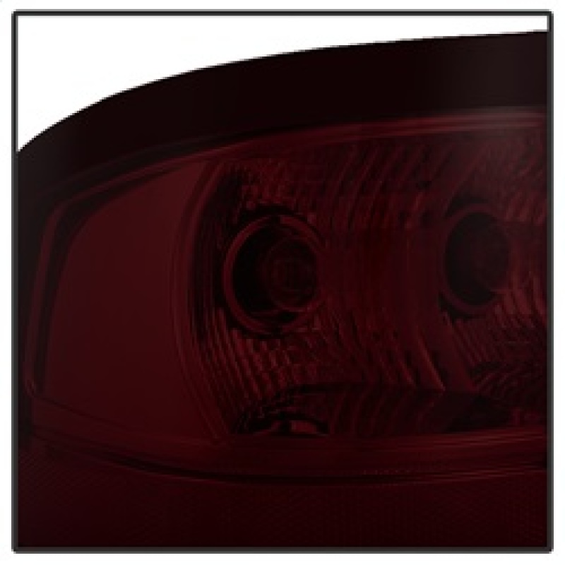 GMC Sierra Tail Lights - Rear - SPYDER - xTune OEM Style - Red Smoked - `07-`13