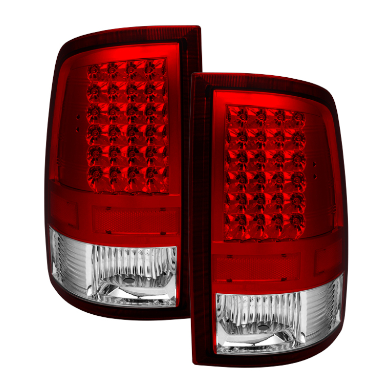 Dodge Ram 1500 Tail Lights - Rear - SPYDER - xTune LED - Red/Clear - `09-`10 Dodge Ram 1500 Tail Lights - Rear - SPYDER - xTune LED - Red/Clear - `09-`10