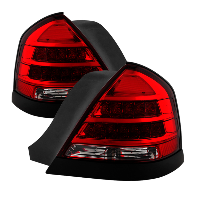 Ford Crown Victoria Tail Lights - Rear - SPYDER - xTune LED - Red/Clear - `98-`11 Ford Crown Victoria Tail Lights - Rear - SPYDER - xTune LED - Red/Clear - `98-`11