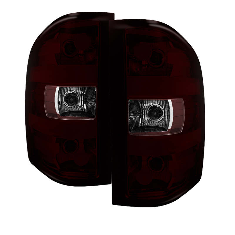 GMC Sierra Tail Lights - Rear - SPYDER - xTune OEM - Dark Red - `07-`13 GMC Sierra Tail Lights - Rear - SPYDER - xTune OEM - Dark Red - `07-`13