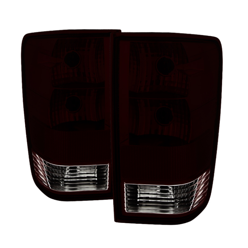 Nissan Titan Tail Lights - Rear - SPYDER - xTune OEM Style - Red Smoked - `04-`15 Nissan Titan Tail Lights - Rear - SPYDER - xTune OEM Style - Red Smoked - `04-`15