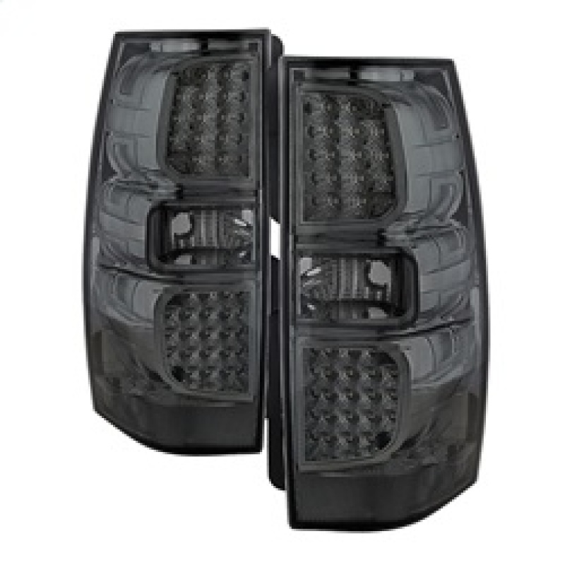 Chevrolet Suburban Tail Lights - Rear - SPYDER - xTune LED - Smoked - `07-`14