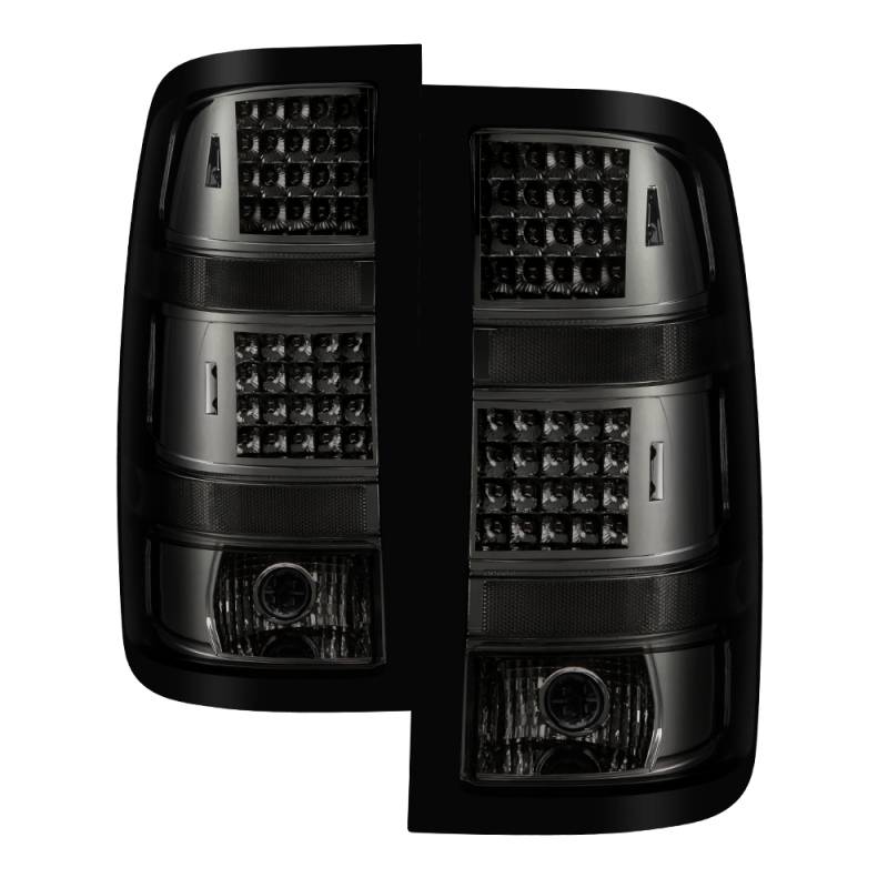 GMC Sierra Tail Lights - Rear - SPYDER - xTune LED - Smoked - `07-`13 GMC Sierra Tail Lights - Rear - SPYDER - xTune LED - Smoked - `07-`13