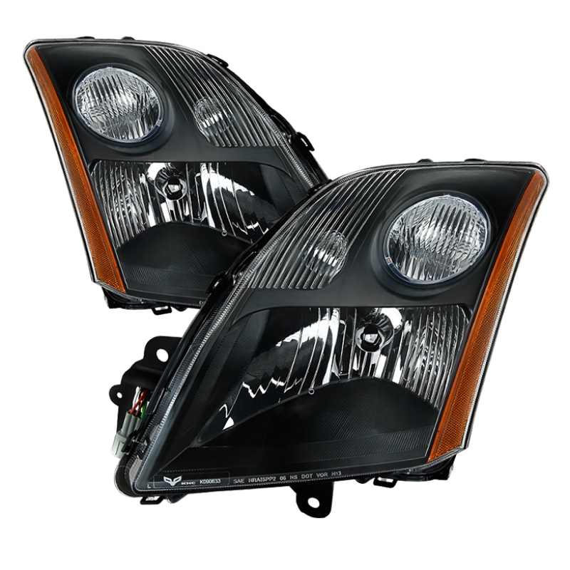 Nissan Sentra Headlights - SPYDER - OEM Style xTune - Black - `07-`09 Nissan Sentra Headlights - SPYDER - OEM Style xTune - Black - `07-`09