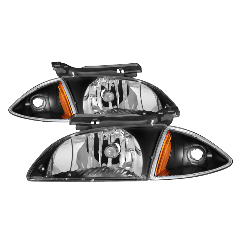 Chevrolet Cavalier Headlights - SPYDER - xTune - Black - `00-`02 Chevrolet Cavalier Headlights - SPYDER - xTune - Black - `00-`02