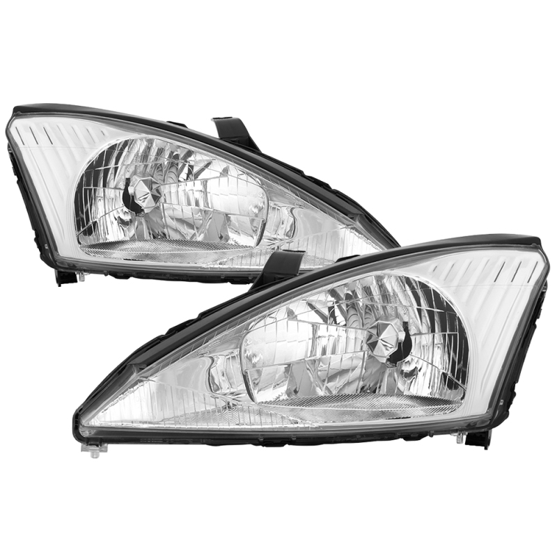 Ford Focus Headlights - SPYDER - OEM Style - Chrome - `00-`04 Ford Focus Headlights - SPYDER - OEM Style - Chrome - `00-`04
