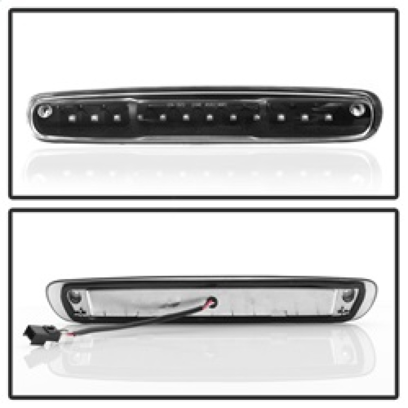 GMC Sierra Brake Light - Center High Mount - SPYDER - LED 3rd - Black - `07-`13