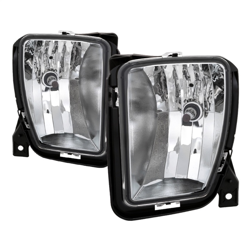 Dodge Ram Fog Lights - SPYDER - OEM Style w/ Universal Switch - Clear - `13-`18 Dodge Ram Fog Lights - SPYDER - OEM Style w/ Universal Switch - Clear - `13-`18