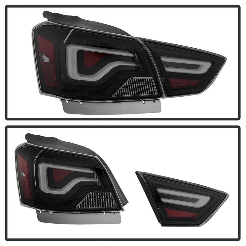Chevrolet Impala Tail Lights - SPYDER - xTune LED Light Bar - Black Smoke - `14-`18