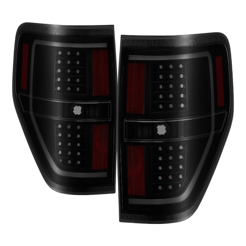 Ford F-150 Tail Lights - SPYDER - Light Bar LED - Black Smoke - `09-`14 Ford F-150 Tail Lights - SPYDER - Light Bar LED - Black Smoke - `09-`14