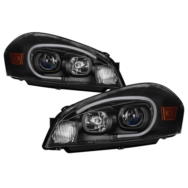 Chevrolet Impala Headlights - SPYDER - LED Light Bar - Black - `06-`13