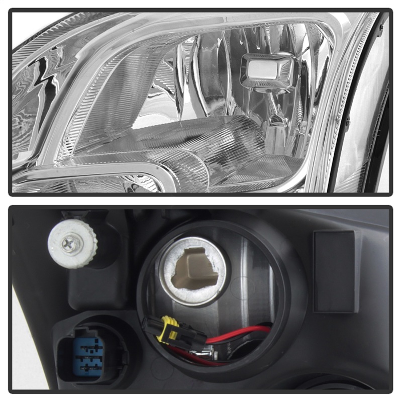 Ford Fusion Headlights - SPYDER - OEM Style - Chrome - `06-`09