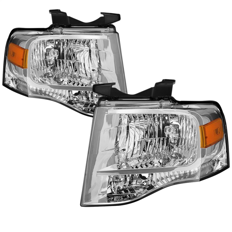 Ford Expedition Headlights - SPYDER - OEM Style - Chrome - `07-`14 Ford Expedition Headlights - SPYDER - OEM Style - Chrome - `07-`14