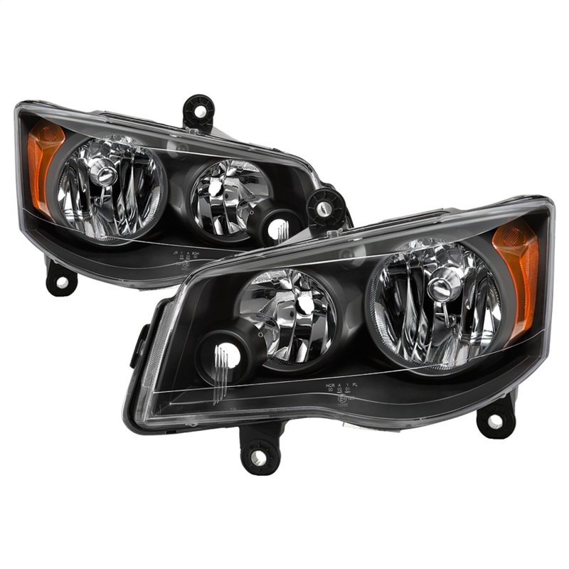 Dodge Grand Caravan Headlights - SPYDER - xTune - Black - `11-`17 Dodge Grand Caravan Headlights - SPYDER - xTune - Black - `11-`17