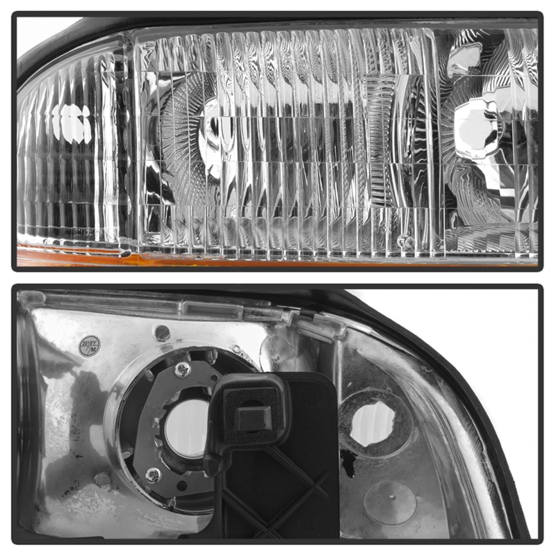 GMC Jimmy S15 Headlights - SPYDER - xTune OEM - Chrome - `98-`01