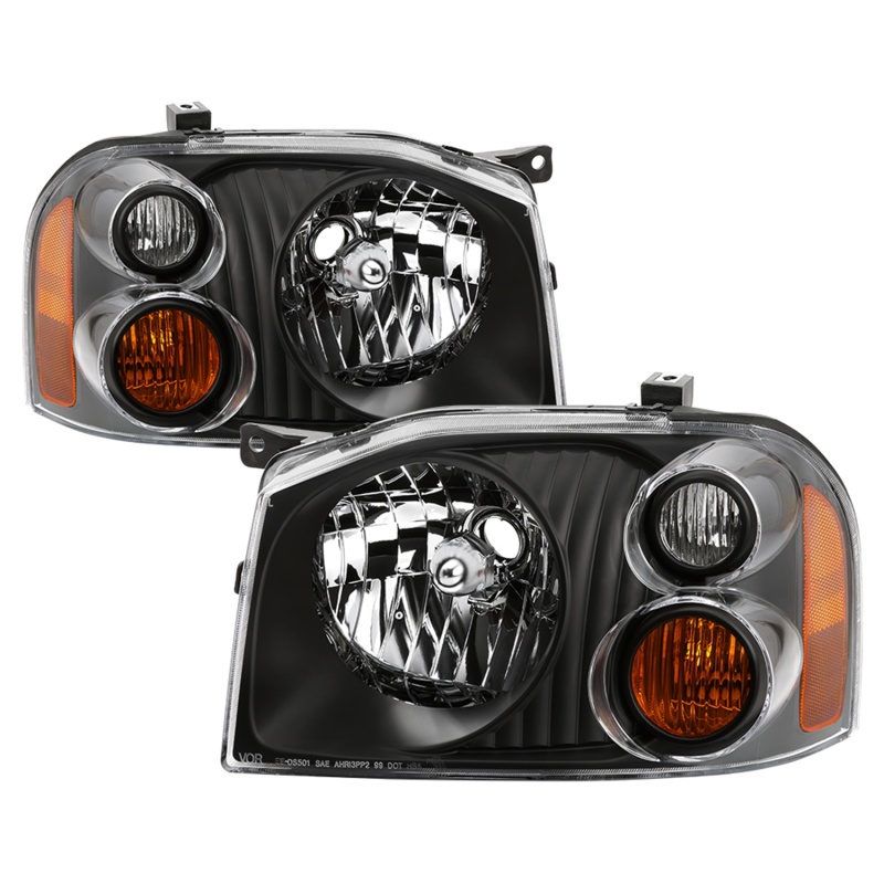 Nissan Frontier Headlights - SPYDER - xTune OEM - Black - `01-`04 Nissan Frontier Headlights - SPYDER - xTune OEM - Black - `01-`04
