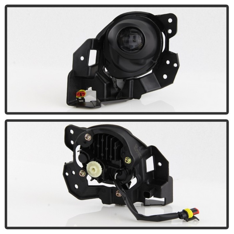 Mazda 3 Fog Lights - SPYDER - LED w/Switch - Clear - `17-`18