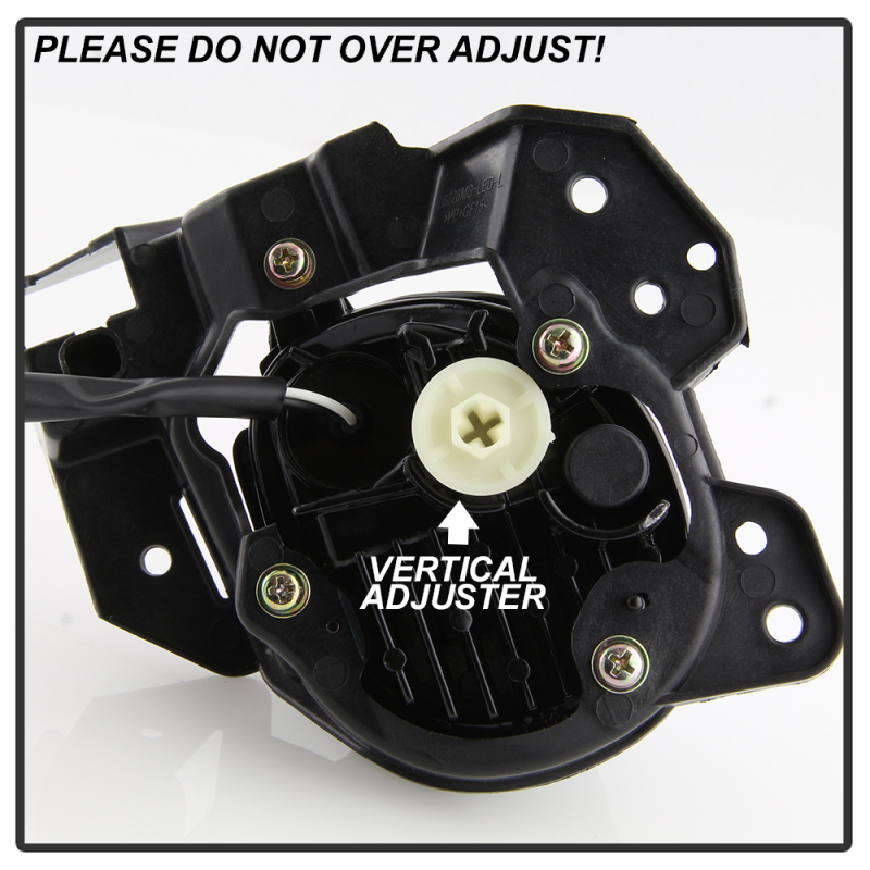 Mazda 3 Fog Lights - SPYDER - LED w/Switch - Clear - `17-`18